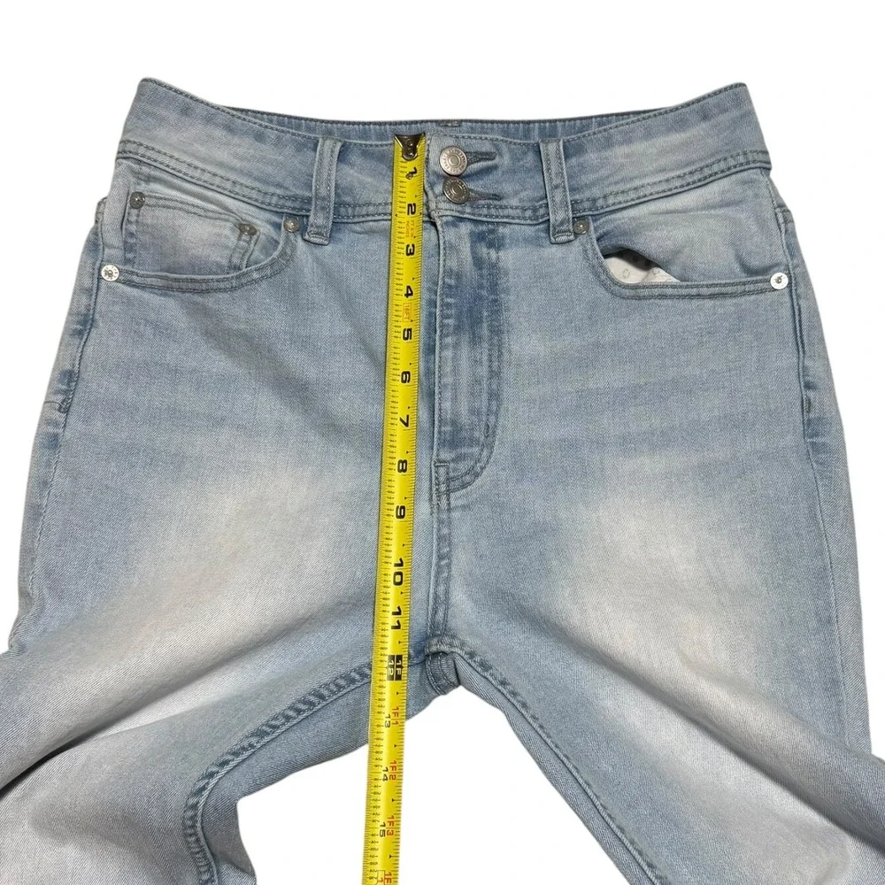 Free People Raw Hem‎ Light Wash Skinny Jeans Women's 30 (Fits 29x26.5)